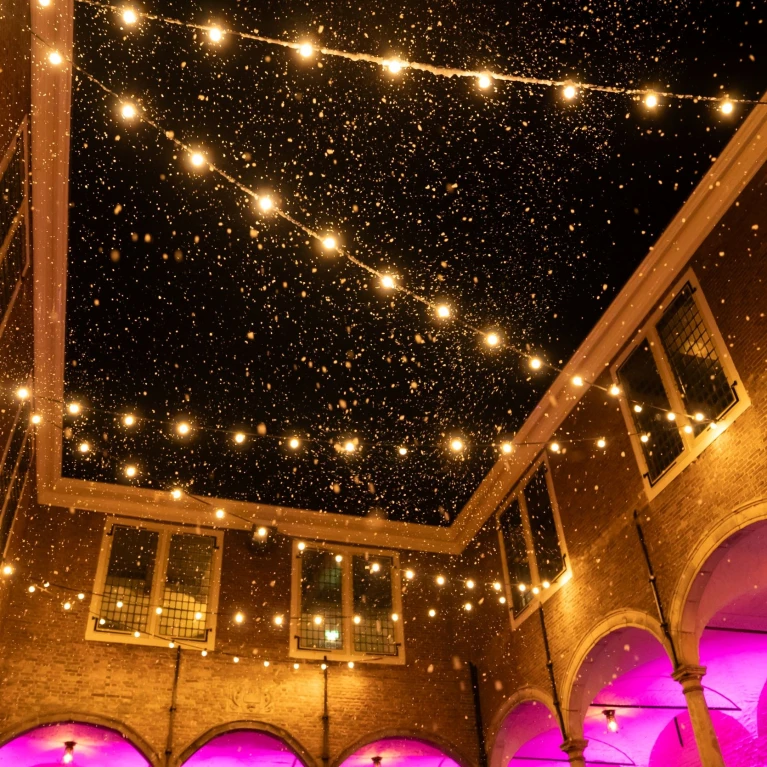 Sneeuwgarantie bij Kasteel Dussen