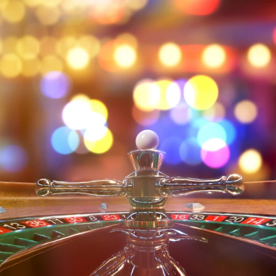 Roulette tafel in een casino