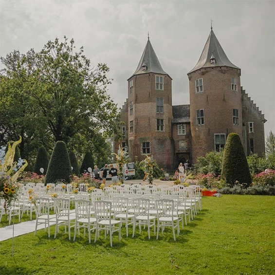 Bruiloft tot in de puntjes geregeld bij Kasteel Dussen